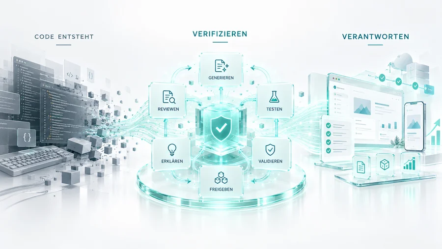 Vom Schreiben zum Verifizieren: Warum KI das Codehandwerk nicht abschafft, sondern verschiebt